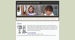 Desktop Screenshot of faywoodchildcare.com
